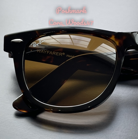 RayBan Wayfarer Tortoise Brown RB2140 Unisex 50 / 54 New - Picture 5 of 16